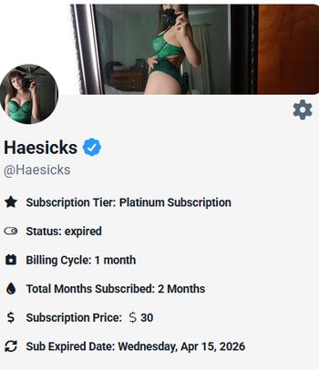 Full leaked Haesicks  page private onlyfans photo