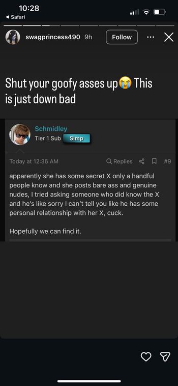 Full leaked Swag princess private onlyfans photo